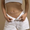 Women's Punk Metal Multilayer Body Chain Waist Chain In Simple Style