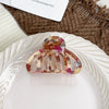 Women's Pvc Handmade Simple Pumpkin Claw Spider Hair Grab Clip