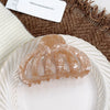 Women's Pvc Handmade Simple Pumpkin Claw Spider Hair Grab Clip