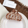 Women's Pvc Handmade Simple Pumpkin Claw Spider Hair Grab Clip