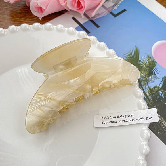 Women's Pvc Handmade Small Fresh Style Hair Grab Clip Hair Accessories