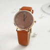 Women's Quartz Watch Alloy Case Imitation Leather Strap Round Dial Leisure Style