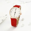 Women's Quartz Watch Alloy Case Imitation Leather Strap Round Dial Leisure Style