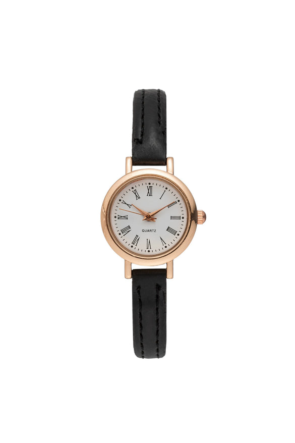 Women's Quartz Watch Alloy Case Imitation Leather Strap Round Dial Leisure Style