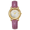 Women's Quartz Watch Alloy Case Imitation Leather Strap Round Dial Leisure Style