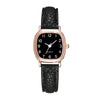 Women's Quartz Watch Alloy Case Imitation Leather Strap Square Dial Fashion Style