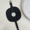 Women's Quartz Watch Alloy Case Simple Elegant Style Coffee Band