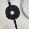 Women's Quartz Watch Alloy Case Simple Elegant Style Coffee Band