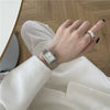 Women's Quartz Watch Alloy Case Simple Square Retro Style