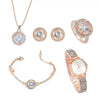 Women's Quartz Watch Alloy Case Stainless Steel Strap Round Dial Leisure Style