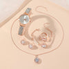 Women's Quartz Watch Alloy Case Stainless Steel Strap Round Dial Leisure Style