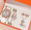Women's Quartz Watch Alloy Case Stainless Steel Strap Round Dial Leisure Style