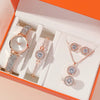 Women's Quartz Watch Alloy Case Stainless Steel Strap Round Dial Leisure Style