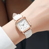 Women's Quartz Watch Alloy Imitation Leather Rectangle Leisure Style