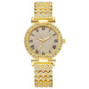 Women's Quartz Watch Alloy Material Fashion Round Dial Starry Design Jewelry Buckle