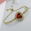 Women's Quartz Watch Alloy Stainless Steel Heart Shape Retro Leisure Style