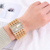 Women's Quartz Watch Alloy Stainless Steel Rectangle Casual Style