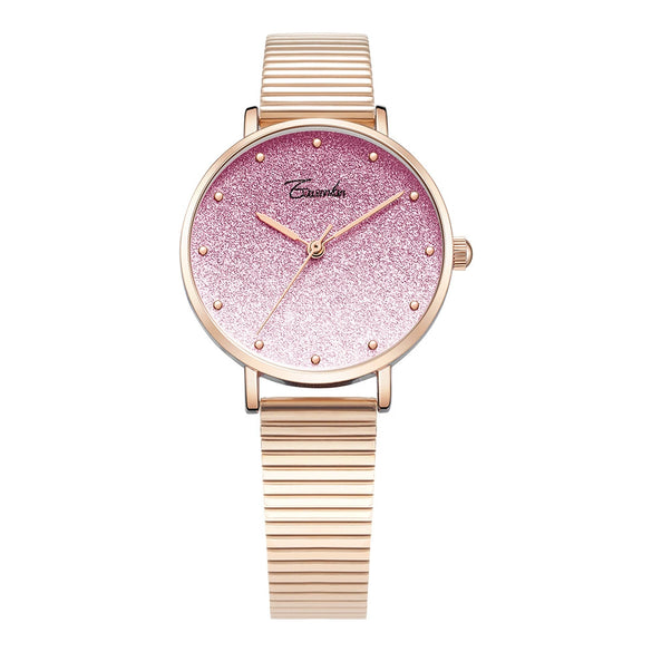 Women's Quartz Watch Alloy Stainless Steel Round Dial Leisure Style