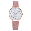 Women's Quartz Watch Set Canvas Strap Alloy Case Round Dial Leisure Style