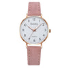 Women's Quartz Watch Set Canvas Strap Alloy Case Round Dial Leisure Style