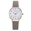 Women's Quartz Watch Set Canvas Strap Alloy Case Round Dial Leisure Style