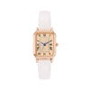Women's Quartz Watch Zinc Alloy Case Pu Strap Rectangular Dial Fashion Retro Design