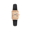Women's Quartz Watch Zinc Alloy Case Pu Strap Rectangular Dial Fashion Retro Design