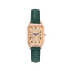 Women's Quartz Watch Zinc Alloy Case Pu Strap Rectangular Dial Fashion Retro Design