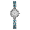 Women's Resin And Alloy Bracelet Watch Colorful Mermaid Fashion Round Dial