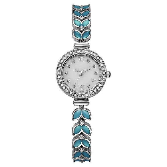 Women's Resin And Alloy Bracelet Watch Colorful Mermaid Fashion Round Dial