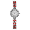 Women's Resin And Alloy Bracelet Watch Colorful Mermaid Fashion Round Dial