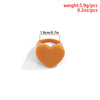Women's Resin And Plastic Geometric Peach Heart Ring And Bracelet With Epoxy Treatment