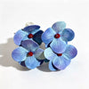 Women’s Resin Flower Earrings With Electroplated Finish And Steel Ear Needles Fresh Sweet Floral Jewelry