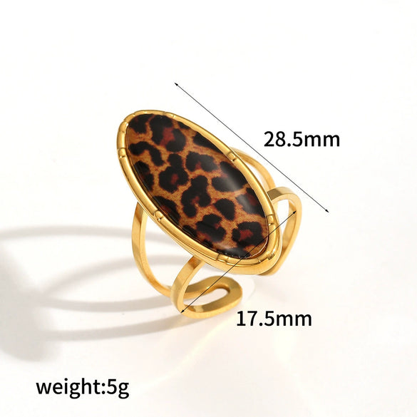 Women's Resin Jewelry Set With Geometric Bracelet Ring And Amber Colored Earrings Electroplated Ins Style Accessories