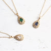 Women's Retro Alloy Bird Nest And Teardrop Earrings Necklace Jewelry Set With Mixed Gem Inlay And Electroplated Finish