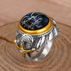 Women's Retro Alloy Geometric Ring With Electroplating Style Jewelry