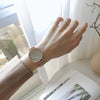 Women's Retro Artistic Leisure Watch With Alloy Case And Stainless Steel Strap And Buckle Round Dial