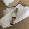 Women's Retro Artistic Simple Elegant Digital Scale Quartz Watch With Steel Band Alloy Case And Ordinary Glass Mirror