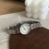 Women's Retro Artistic Simple Elegant Digital Scale Quartz Watch With Steel Band Alloy Case And Ordinary Glass Mirror