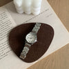 Women's Retro Artistic Simple Elegant Digital Scale Quartz Watch With Steel Band Alloy Case And Ordinary Glass Mirror