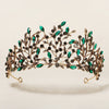 Women's Retro Baroque Alloy Crown Hair Accessory With Diamond Detailing For Bridal Weddings And Formal Dinner Parties