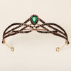 Women’s Retro Baroque Rhinestone Crown Tiara Alloy Headband For Party Dressup And Photography