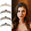 Women’s Retro Baroque Rhinestone Crown Tiara Alloy Headband For Party Dressup And Photography