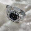 Women's Retro Barrelshaped Alloy And Stainless Steel Quartz Watch Niche Light Luxury Highend Fashion