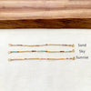 Women's Retro Bohemian Handwoven Glass Glaze Beaded Bracelet With Geometric Pattern