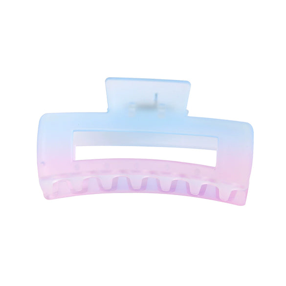 Women's Retro Butterfly Hair Shark Clip With Frosted Gradient Color And Baking Paint Design