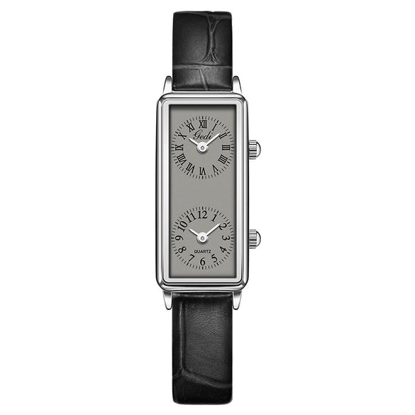 Women's Retro Casual Alloy Case Belt Strap Square Quartz Belt Watch
