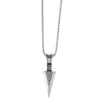 Women's Retro Cross Pendant Necklace With Rhinestone Alloy Pendant And Bead Chain Long Necklace
