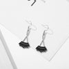 Women's Retro Drop Oil Fanshaped Copper Alloy Stud Earrings