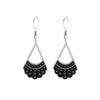 Women's Retro Drop Oil Fanshaped Copper Alloy Stud Earrings